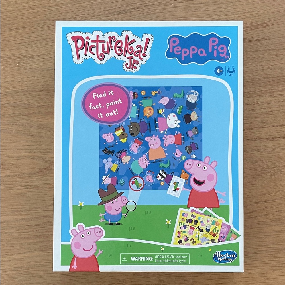 Hasbro Pictureka! Jr. Peppa Pig Game - Blue and Pink